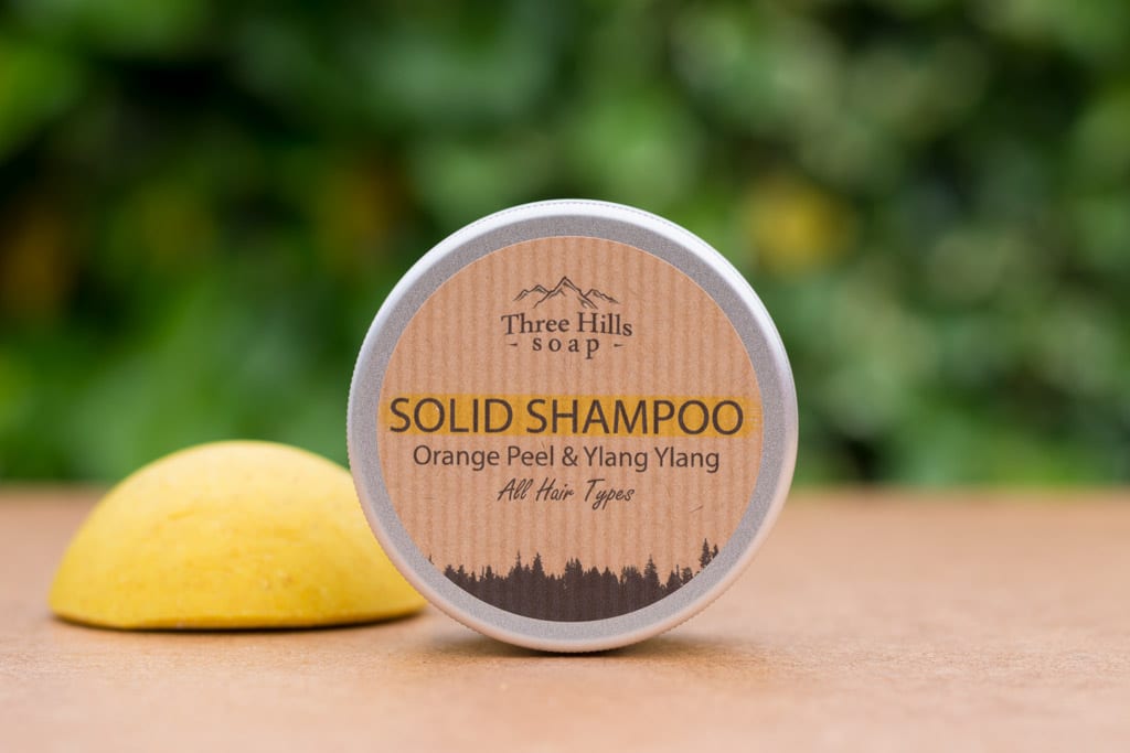 Orange Peel and Ylang-Ylang Shampoo - tin